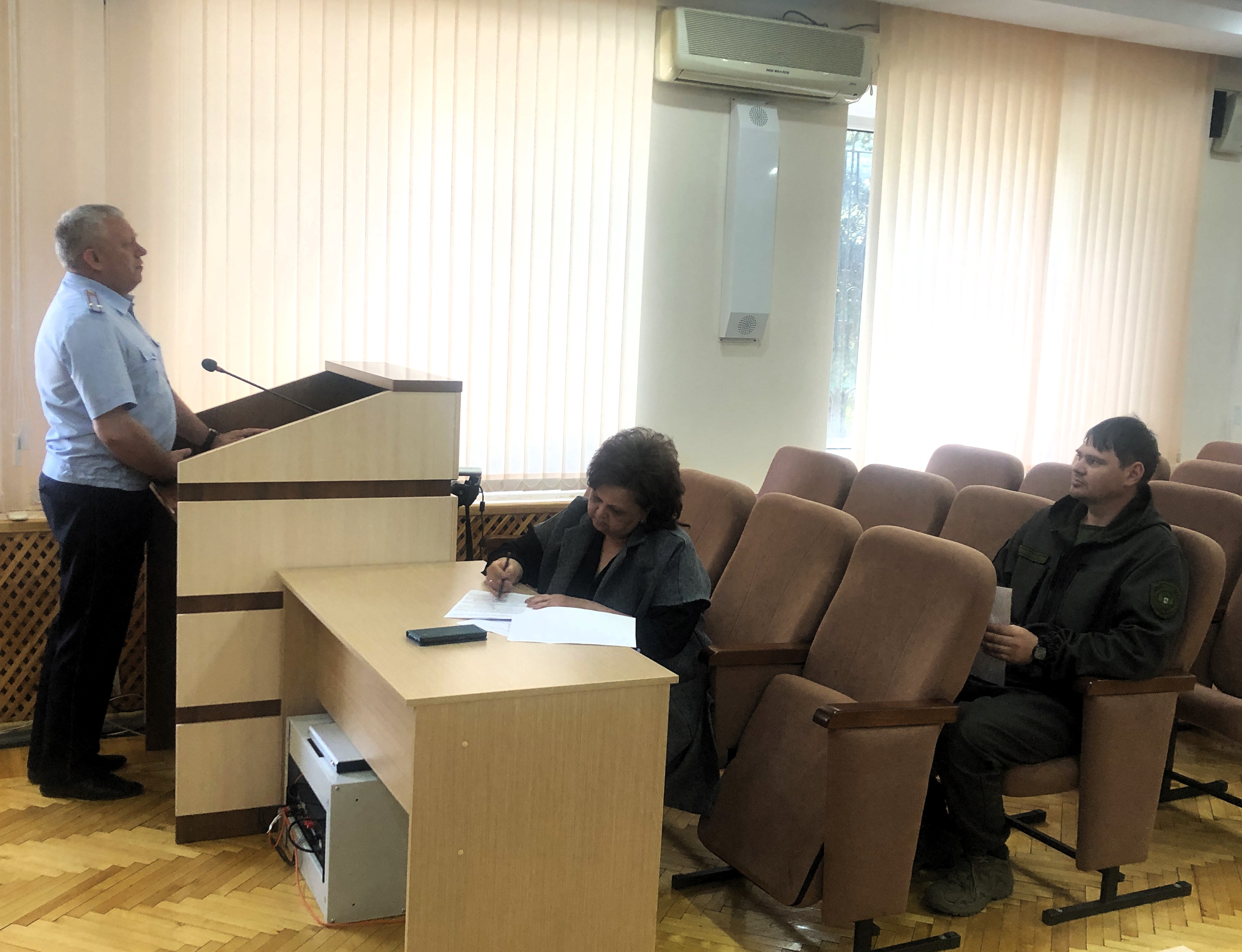 Состоялось заседание районного штаба народных дружин  Левокумского муниципального округа Ставропольского края.